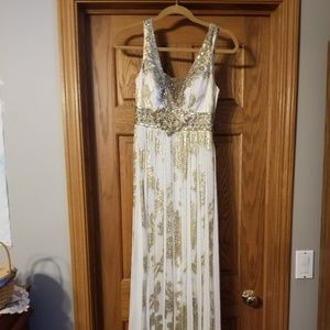 Beautiful gold sequined gown